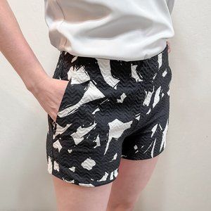 Banana Republic Black and White Shorts